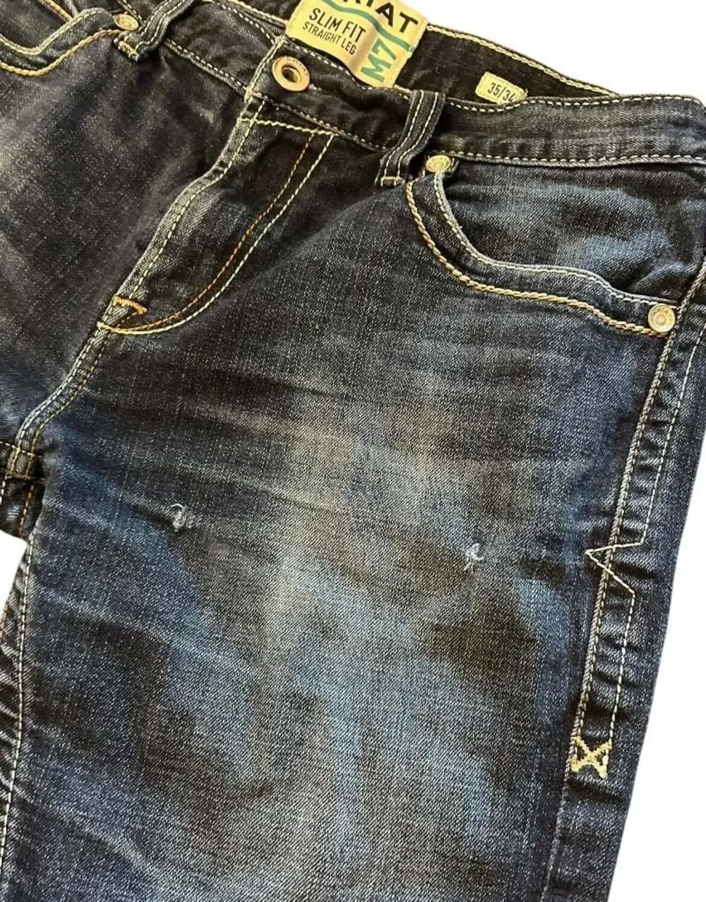 Ariat M7 Slim Fit Straight Leg Jeans, Men's Size 35x34